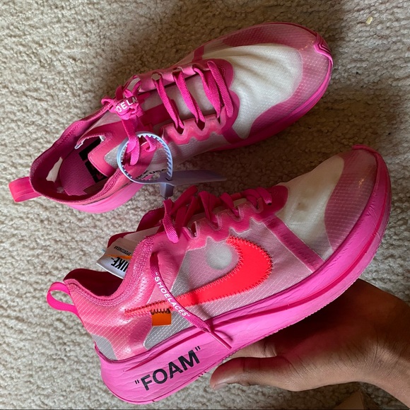 tulip pink off white